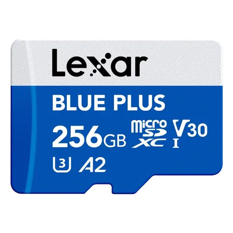 Lexar 256gb Microsdxc Plus-blue/white – immagine 1
