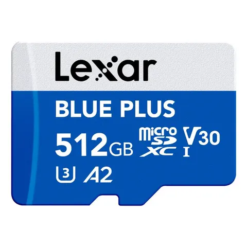 Lexar BLUE PLUS 512 GB MicroSDXC UHS-I – afbeelding 1