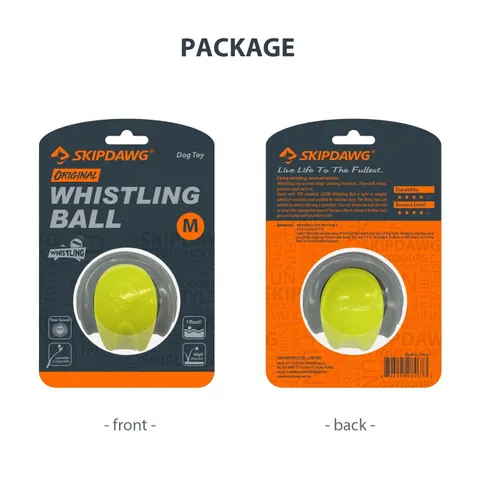 Skipdawg Whistling Fetch Ball for Dogs – image 1