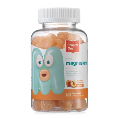 Chapter One, Magnesium Gummies, Peach, 60c – image 1