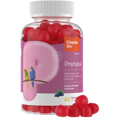 Chapter Six, Prenatal Support Gummies, Grape, 60c – image 1