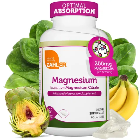 Magnesium Mineral Supplement ,Unflavored, 60c – image 1