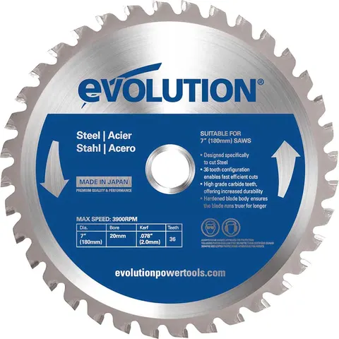 Tarcza do cięcia blachy Evolution 355 mm 90 do pilarek – zdjęcie 1