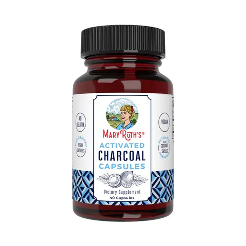 MaryRuth's, Activated Charcoal Capsules, 40 Capsules – image 1