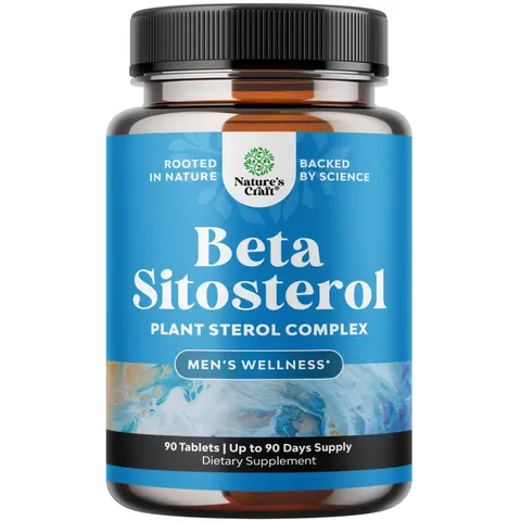 Nature's Craft, Beta Sitosterol, 90 Tablets – image 1