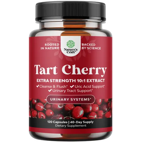 Nature's Craft, Tart Cherry, 120 Capsules – image 1