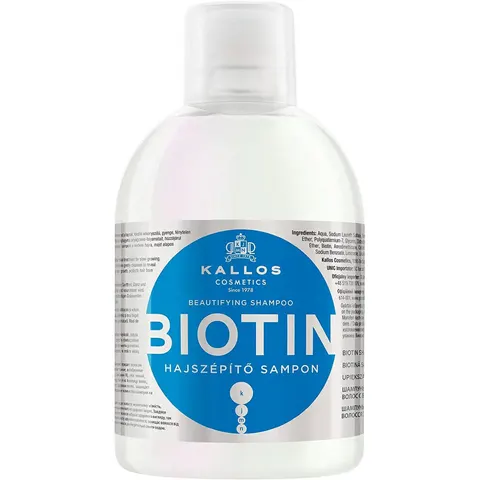 Kallos - Biotin Beautifying Shampoo - 1000ml – afbeelding 1