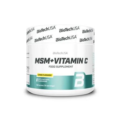 BiotechUSA MSM + Vitamin C lemon 150 gr – image 1