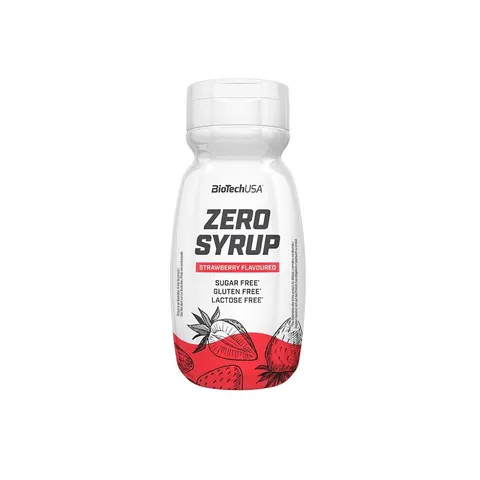 BIOTECH USA Zero Syrup Fragola 320 Ml – immagine 1