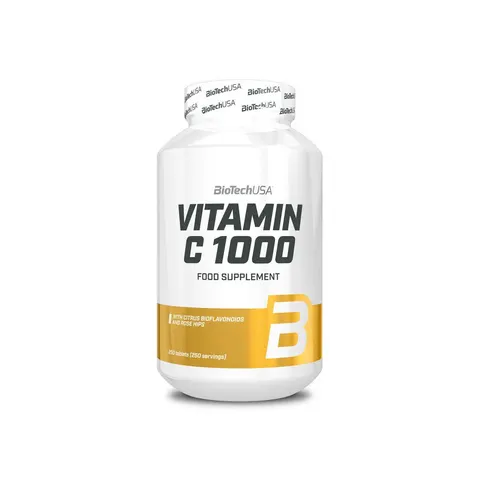 BiotechUSA Vitamin C 1000 mit 250 Tabletten – Bild 1
