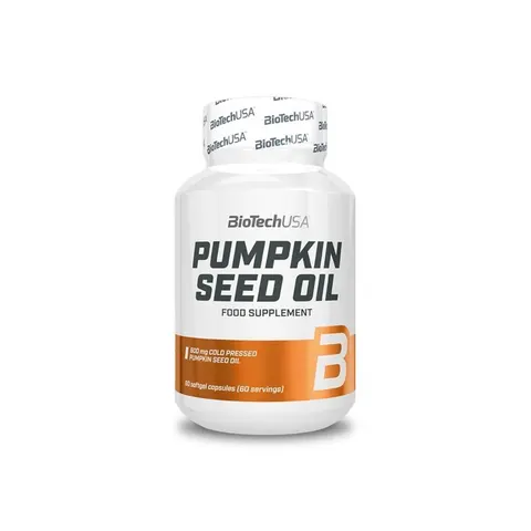 Biotechusa pumpkin seed oil - 60 capsulas – imagen 1