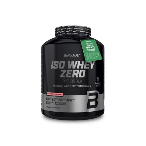 Iso Whey Zero Black - 1816g - Erdbeere – Bild 1