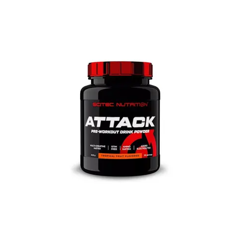 Scitec Attack 416g Frutas Tropicales – imagen 1