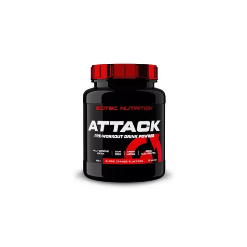 Scitec Attack 416g Naranja Roja – imagen 1
