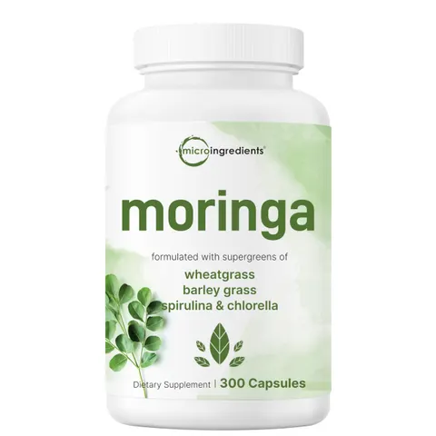 Micro Ingredients, Moringa, 300 Capsules – image 1