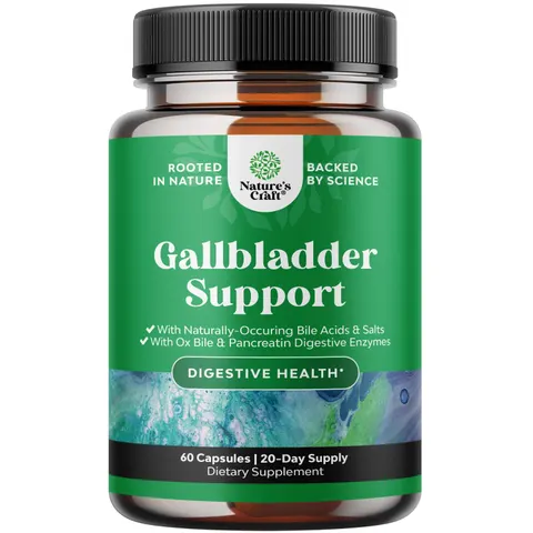 Nature's Craft, Gallbladder Support, 60 Capsules – image 1