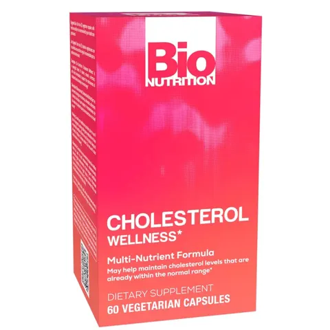 Bio Nutrition, Cholesterol Wellness, 60 Vegetarian Capsules – image 1