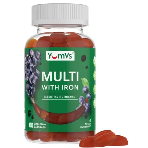 Multi with Iron Gummies, Grape – image 1