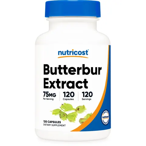 Nutricost, Butterbur Extract, 75 mg, 120 Capsules – image 1