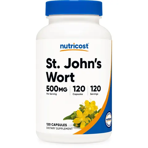 Nutricost, St. John's Wort, 500 mg , 120 Capsules – image 1