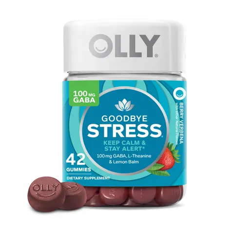 OLLY, Goodbye Stress, Berry Verbena, 42 Gummies – image 1