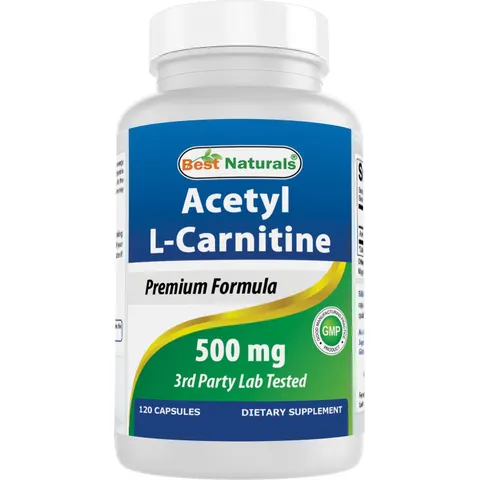 Acetyl L-Carnitine 500 mg 120 Capsules – image 1