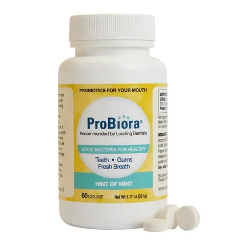ProBiora Oral-Care Probiotic Tablets – Mint, 60 Count – image 1