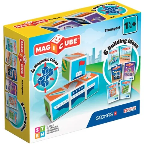 Geomag Magicube Magnetic Building Blocks - Transport – image 1