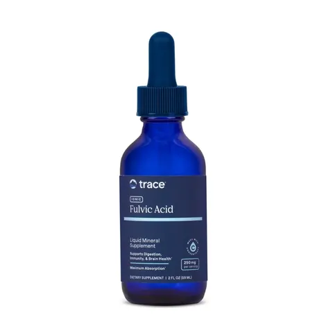 Trace Minerals Ionic Fulvic Acid Liquid 250mg Drops - 59ml – image 1