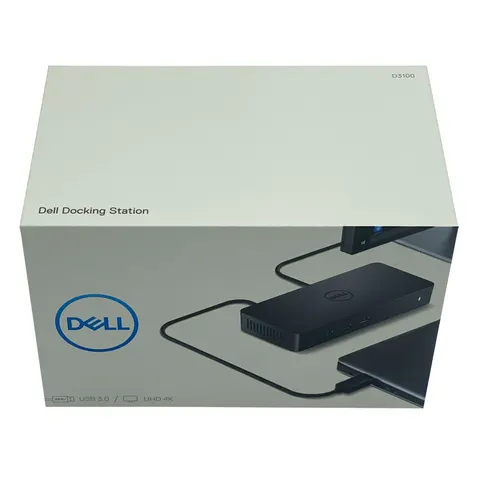 Dell D3100 SuperSpeed USB 3.2 Docking Station met DisplayLink 4K video – afbeelding 1