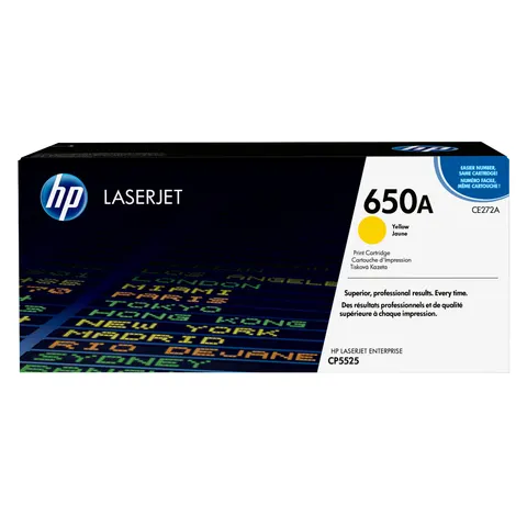 HP 650A toner amarillo – imagen 1