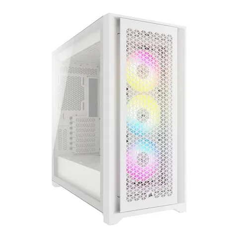 Corsair iCUE 5000D RGB Airflow – Weiß – Bild 1