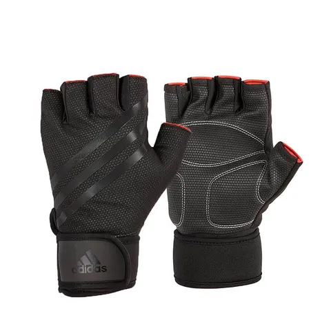 Adidas Half Finger Weight Lifting Gloves - S – Black – image 1