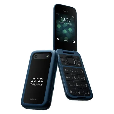 SIM Free Nokia 2660 Flip Mobile Phone - Blue – image 1