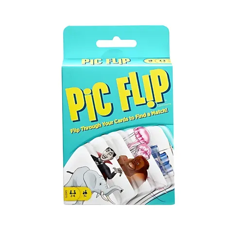 Mattel Games Pic Flip Card Game – image 1