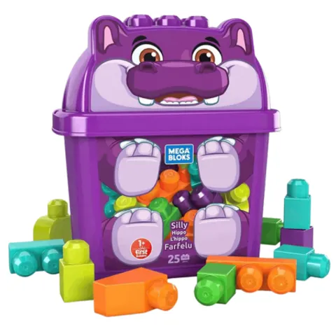 Mega Bloks First Builders Silly Hippo 25 pieces – image 1