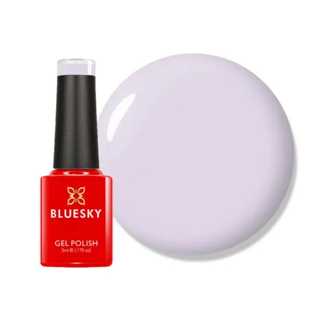 Bluesky Grey Gel Polish - Light Grey 5ml – White,Grey – image 1