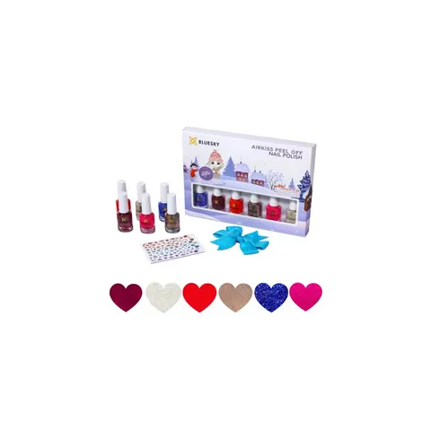 Bluesky Multi-colored Nail Polish - Winter – Blue,Pink,Red – image 1