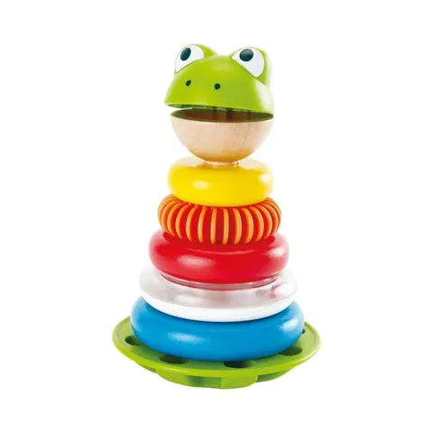 Hape Mr Frog Stacking Rings – image 1