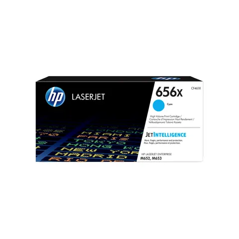 Toner Hp 656X CF461X niebieski (cyan) – zdjęcie 1