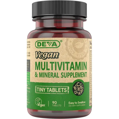 Deva, Vegan Multivitamin & Mineral Supplement, 90 Tablets – image 1