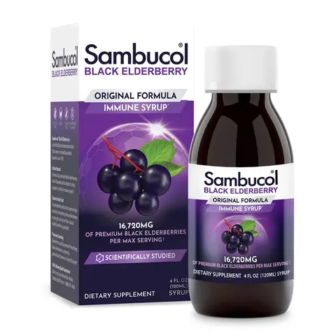 Sambucol, Black Elderberry Syrup, Original Formula, 120ml – image 1