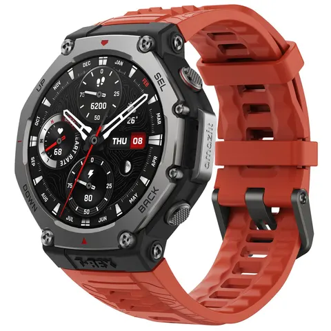Smartwatch Amazfit T-Rex 3 48mm (Lava Red) – imagen 1