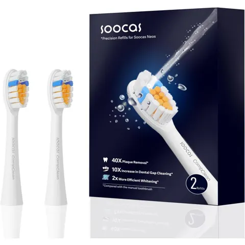 SOOCAS Replacement Brush Heads for Neos Electric Toothbrush - Replacement Set – image 1
