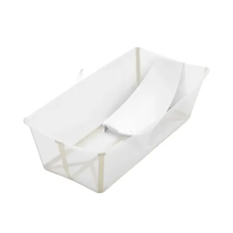 Stokke® Flexi Bath® + Badinzet Bundle | Sandy Beige – afbeelding 1