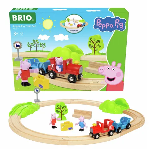 Brio Eisenbahn-Set Peppa Wutz – mehrfarbig – Bild 1