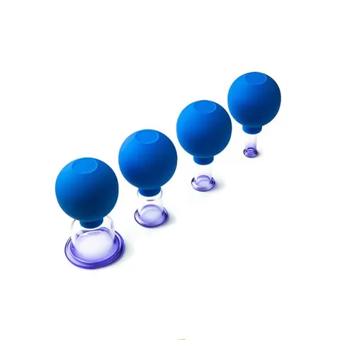 Cupping voor behandeling en massage 4 stuks – afbeelding 1