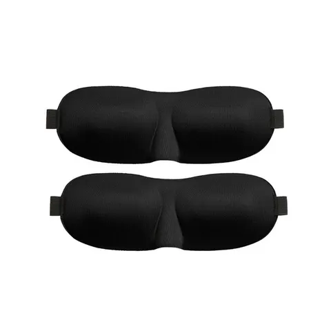 INF Masque de nuit 3D Noir, pack de 2 – image 1