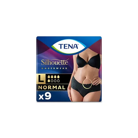 TENA Silhouette Negro Cint Baja T G – imagen 1