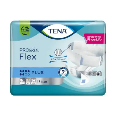 Tena Pañal Flex Plus Grande x30 – imagen 1